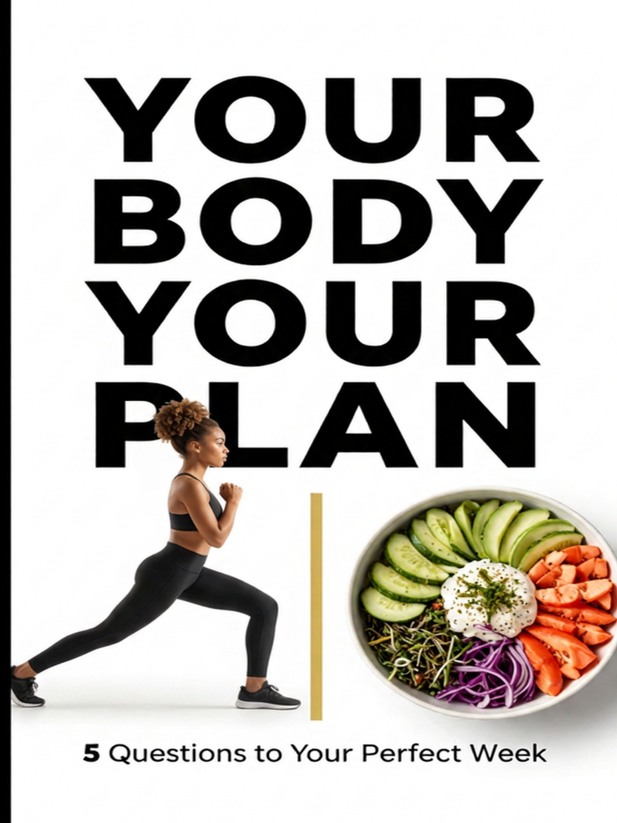 woman working out next to an image of a power packed protein bowl